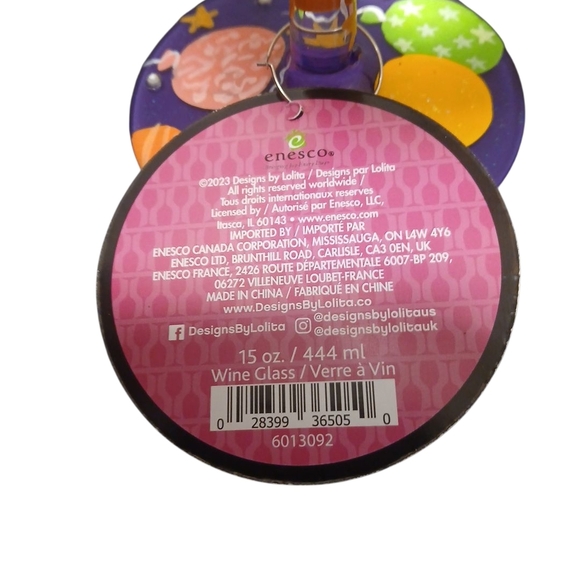 Lolita - 15 Oz Decorative Wine Glass For The Birthday Girl - Picture 3 of 14